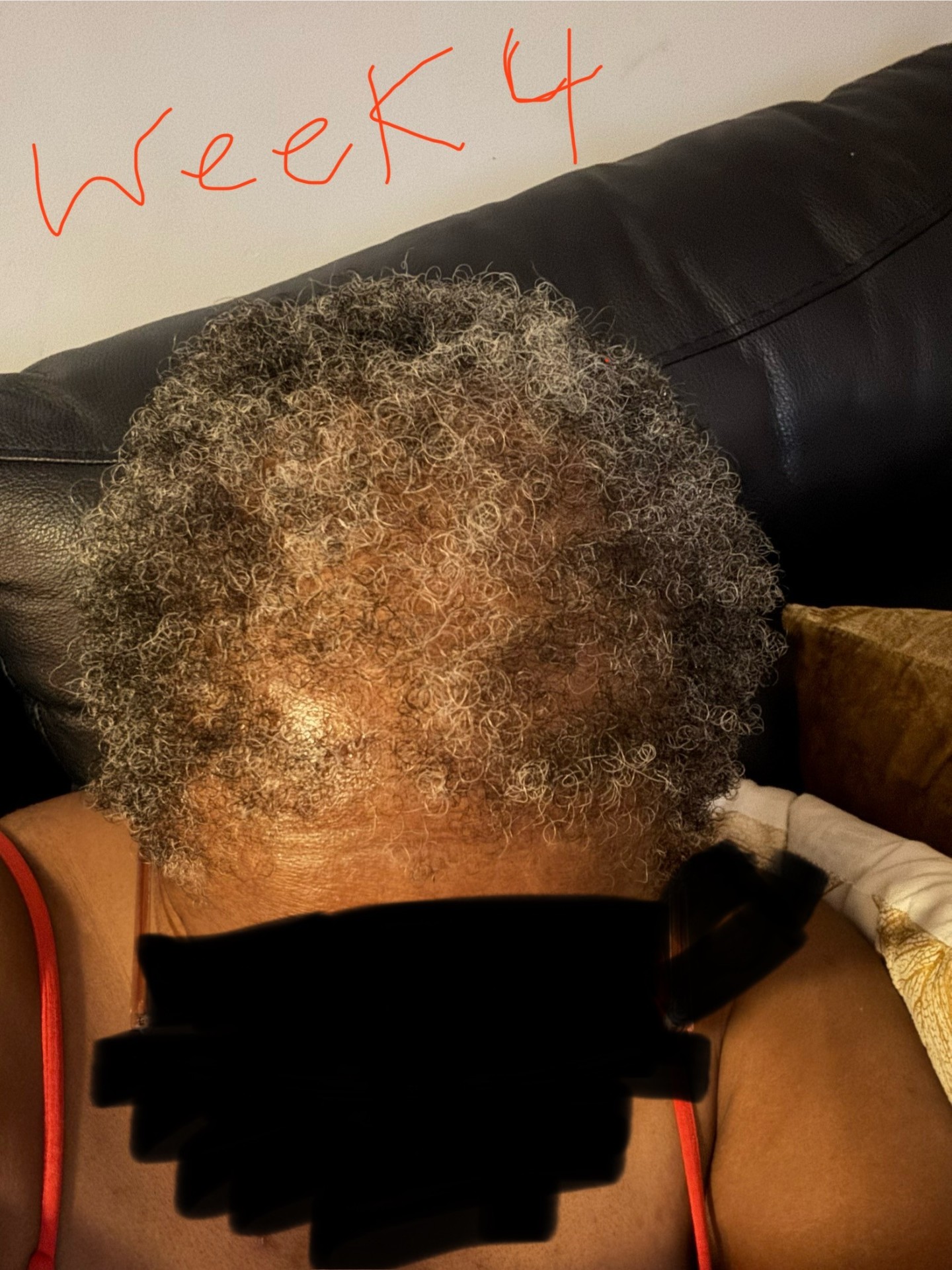 Karen after using the OrréNaturals Hair Revival Ampoule