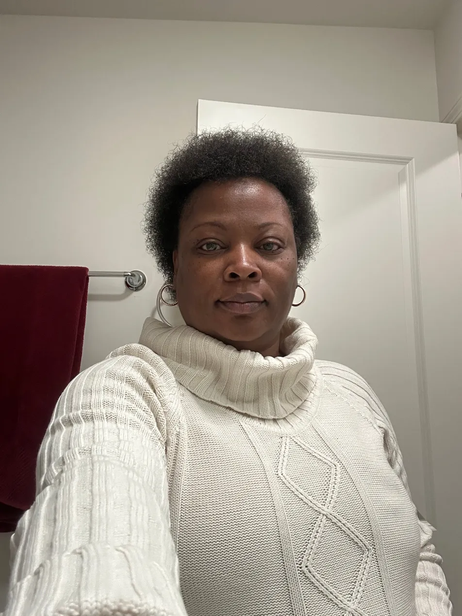 Letrise after using the OrréNaturals Hair Revival Ampoule